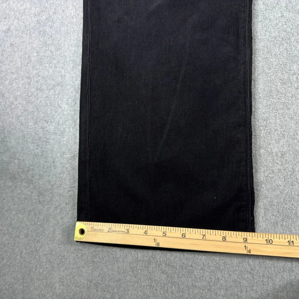 AG Adriano Goldschmied The‎ Protege Pants Straight Leg Corduroy Black 38x30